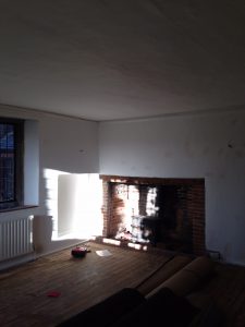 Renovated fireplace (Newbury)