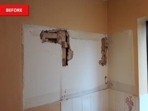 Restoration of plastered wall needed (newbury)